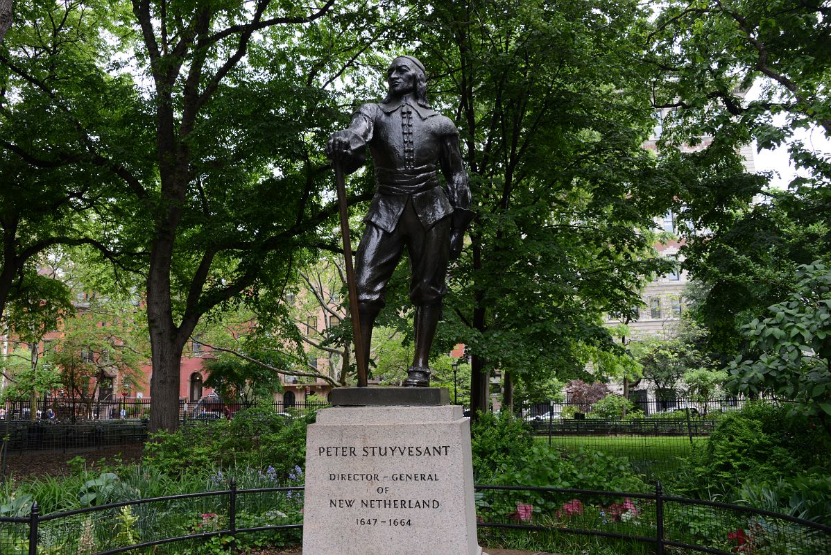 15-2 Peg-leg Statue of Peter Stuyvesant By Gertrude Vanderbilt Whitney In Stuyvesant Square Near Union Square Park New York City